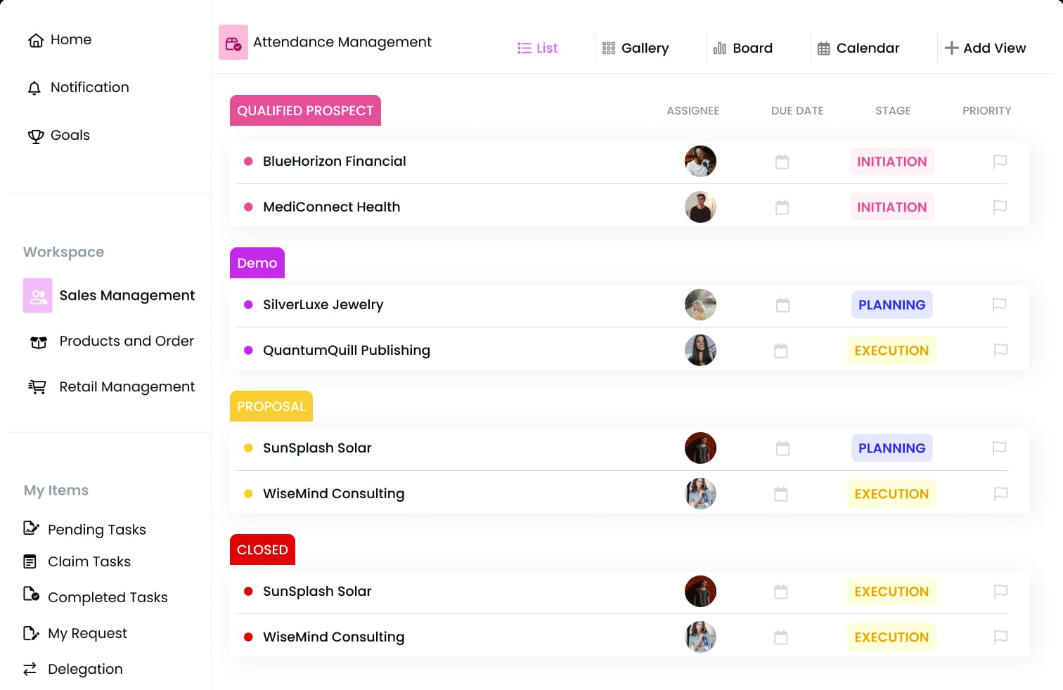 Build the perfect customer database sales management screen