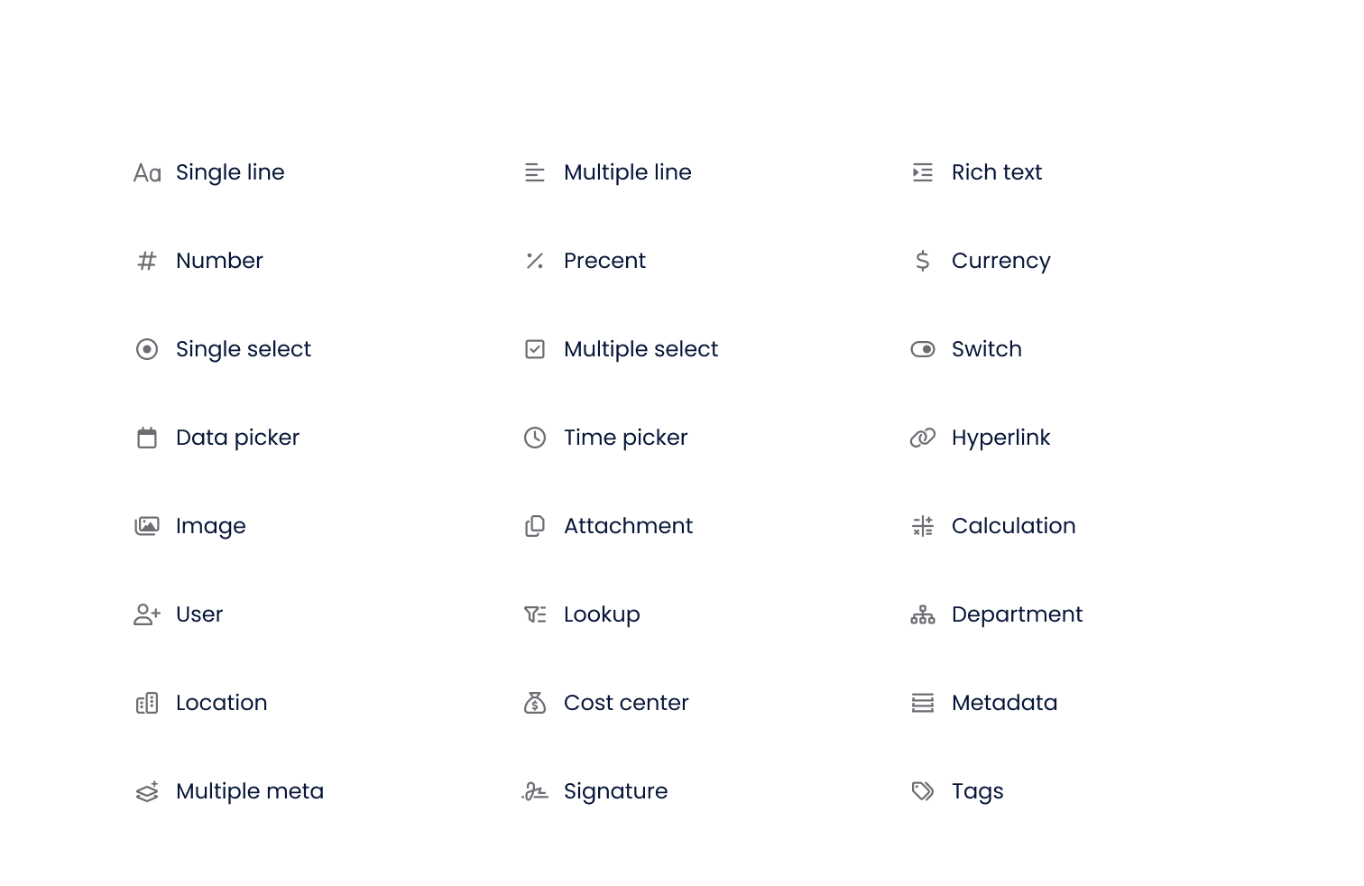 Manage every type of data