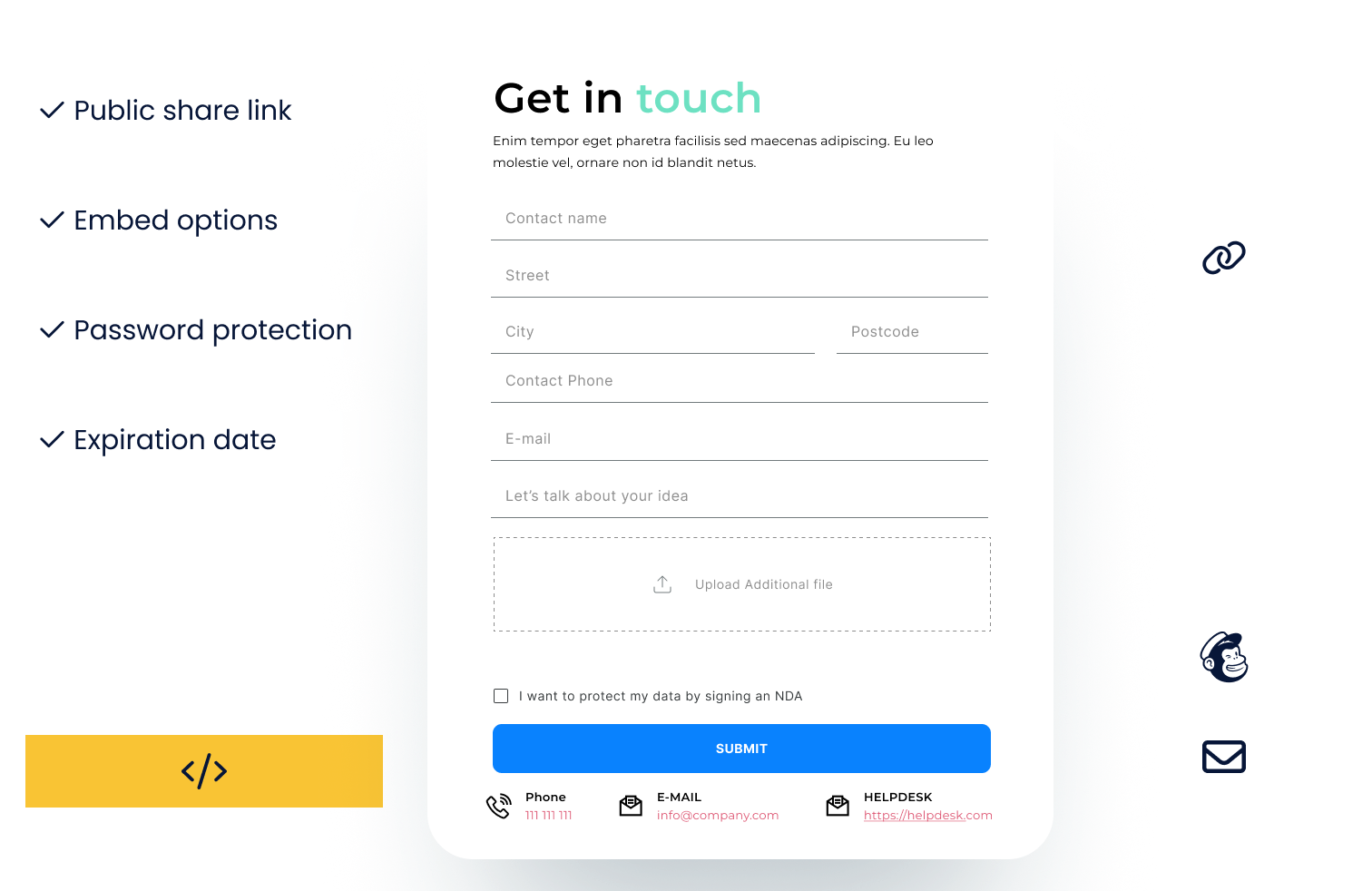 Collect Data from All Corners public form capability