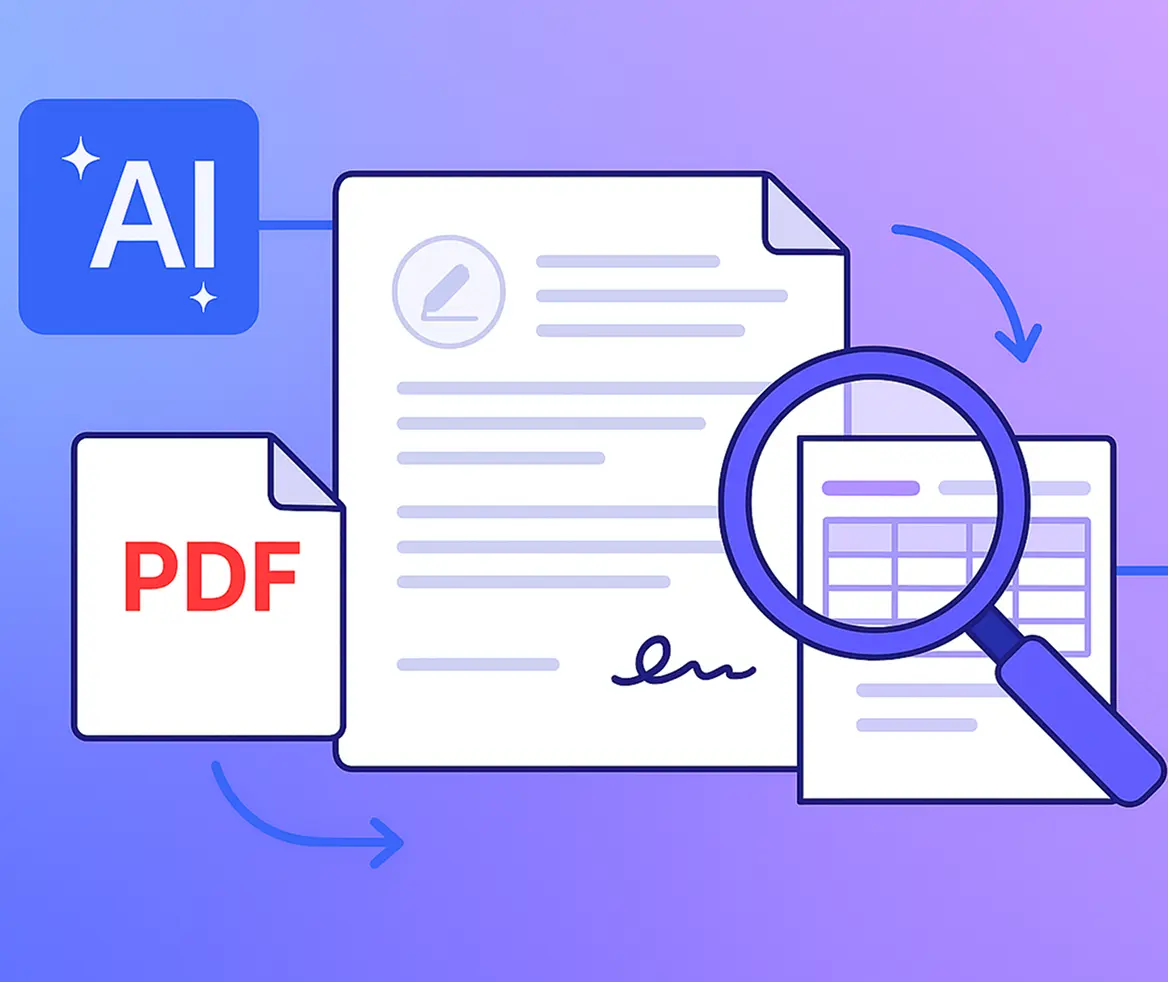 Analyze Document Content AI Assistant interface
